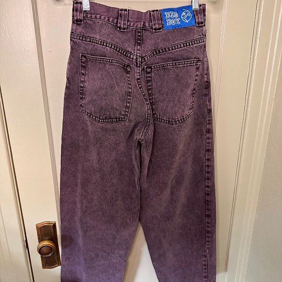 Polar Skate Company, Big Boy purple/black denim, size XXS - Picture 2 of 6